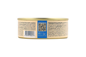 Корм д/стерилізованих котів з лососем та тунцем 85г ж/б Home Food