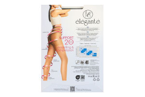 Колготки женские Elegante Support Modelling&Compression 20den 4 nero