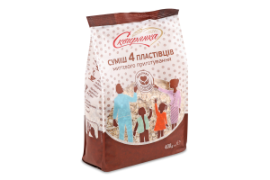 Суміш 4 пластівців миттєвого приготування Сквирянка м/у 400г