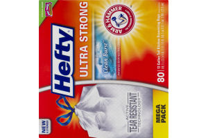 Hefty Ultra Strong 13 Gallon Tall Kitchen Drawstring Bags Clean Burst - 80 CT