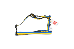 Шлея д/собак Колорс оф Фрідом з QR паспортом H-образна нейлон пластиковий фастекс р.M 20мм А40-70см В50-80см 5150-4020 ВауДог