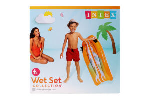 Матрас надувной для детей от 6лет №58165 1.12мх62см Wet set collection Intex 1шт