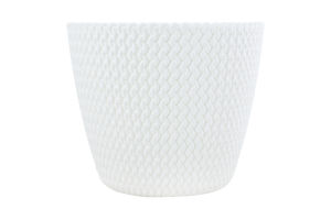 Горщик д/квітів PP SPLOFY 16 см білий DSP160-S449 И726 (Польща)