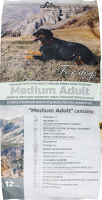 Корм сухой для взрослых собак средних пород 11-25кг Medium Adult Premium Carpathian Pet Food м/у 12кг