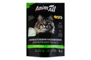 Наповнювач для котячого туалету силікагелевий Зелений смарагд AnimАll 5л