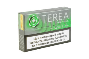 Изделие табакосодержащее для электрического нагревания с капсулой в фильтре Terea Arbor Pearl 20шт
