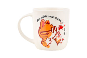 Кухоль Котячий пощастило 330мл порцеляна GGP