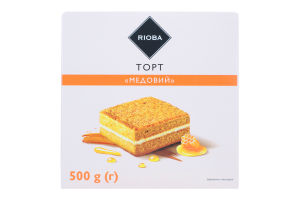 Торт Медовый RIOBA к/у 500г