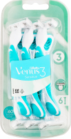 Gillette Venus 3 Sensitive Одноразові Бритви, Упаковка 6 шт
