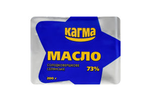 Масло 73% сладкосливочное Крестьянское Кагма м/у 200г