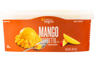 Simply Enjoy Mango Sorbetto