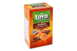 Смесь травяная со вкусом меда и ванили Rooibos Loyd к/у 20х2г