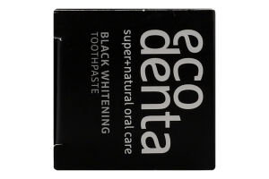 Паста зубна Відбілююча з чорним вугіллям 75мл Екодента