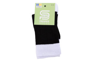 Шкарпетки Premier socks високі біла рез чор р20-22