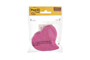 Post-it Heart Super Sticky Notes - 2 PK