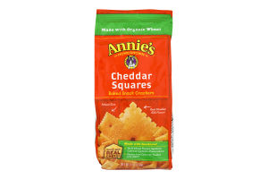 Annie's Homegrown Cheddar Squares Baked Snack Crackers
