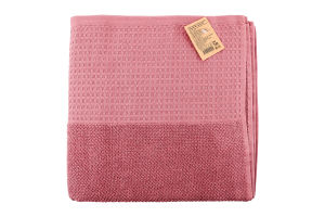 Рушник теракотовий махровий з вафельним бордюром 70*140см 450г/м2 ГМ Текстайл