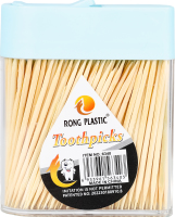 Зубочистки бамбукові №6340 Rong plastic 300шт