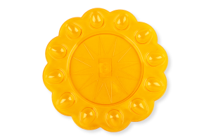 Тарілка пасхальна велика пластикова