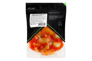 Томати зелені в аджиці мариновані з цукром та підсолоджувачем Krava д/п 350г