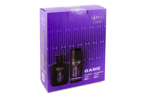 Набір подарунковий Game Туалетна вода 100мл+Дезодорант 150мл спрей STR8