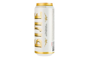 Пиво 0.5л 4% світле пшеничне нефільтроване пастеризоване Біле Opillia з/б