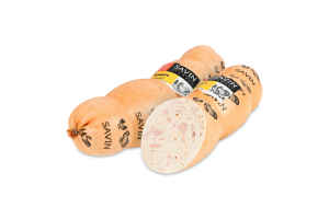 Ковбаса варена з м'яса птиці Пташина Savin Product в/с кг