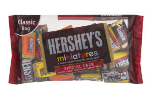 HERSHEY'S SPECIAL DARK Mildly Sweet Chocolate Miniatures Assortment, 11-Ounce Bags