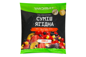 Смесь ягодная быстрозамороженная Ягодная Yarofruit м/у 400г
