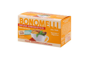 Чай Bonomelli Імбир та куркума 12шт И032 (Італ)