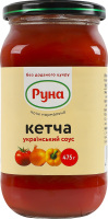 Соус зі стевією стерилізований Кетча Український Руна с/б 475г