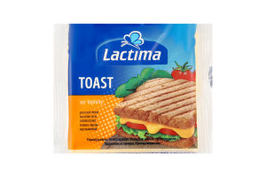 Сир плавлений 36.2% скибочки Toast Lactima м/у 8х16.25г