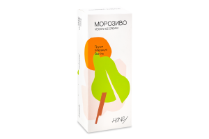Морозиво Груша-маракуя-ваніль Vegan Honey к/у 75г