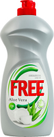 Засіб для миття посуду гель з ароматом алое вера Aloe vera Free 500мл