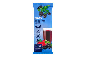 Чай концентр. ягідний мікс Novus 50г