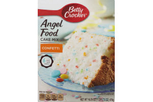 Betty Crocker Angel Food Cake Mix Confetti