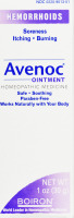 Boiron Avenoc Ointment Homeopathic Medicine Hemorrhoids
