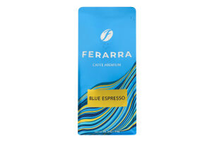 Кофе натуральный жареный в зернах Blue espresso Ferarra м/у 1кг