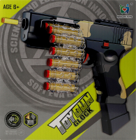 Игрушка для детей от 6лет 21см №VA304629 Бластер с электронной цепью Mengzhi toys 1шт