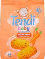 Печиво дитяче Tendi Baby морквяне від 8місяців 90г Lagoda