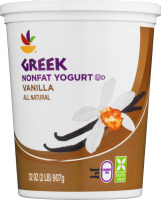 Ahold Greek Nonfat Yogurt Vanilla