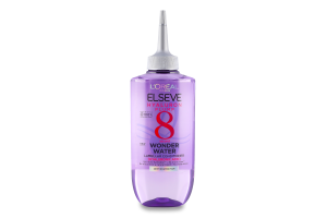 Вода ламеллярная для блеска и увлажнения волос с эффектом ламинации Wonder water Hyaluron plump Elseve 200мл