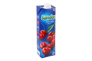 Нектар освітлений пастеризований вишневий Sandora т/п 950мл