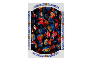 Цукерки глазуровані кондитерською глазур'ю Курага з волоським горіхом Amanti кг