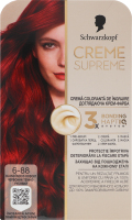 Крем-фарба для волосся Creme supreme №6-88 Schwarzkopf 1шт