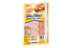 Oscar Mayer Smoked Ham & Smoked Turkey Sub Kit