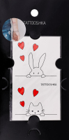 Тату Tattooshka Люблячий зайчик тимчасові