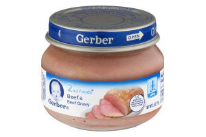 Gerber 2nd Foods Beef & Beef Gravy