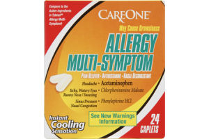 CareOne Multi-Symptom Allergy Caplets - 24 CT
