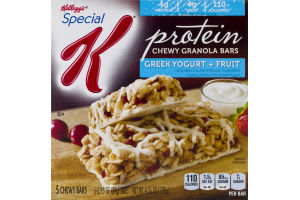 Kellogg's Special K Protein Chewy Granola Bars Greek Yogurt + Fruit - 5 CT